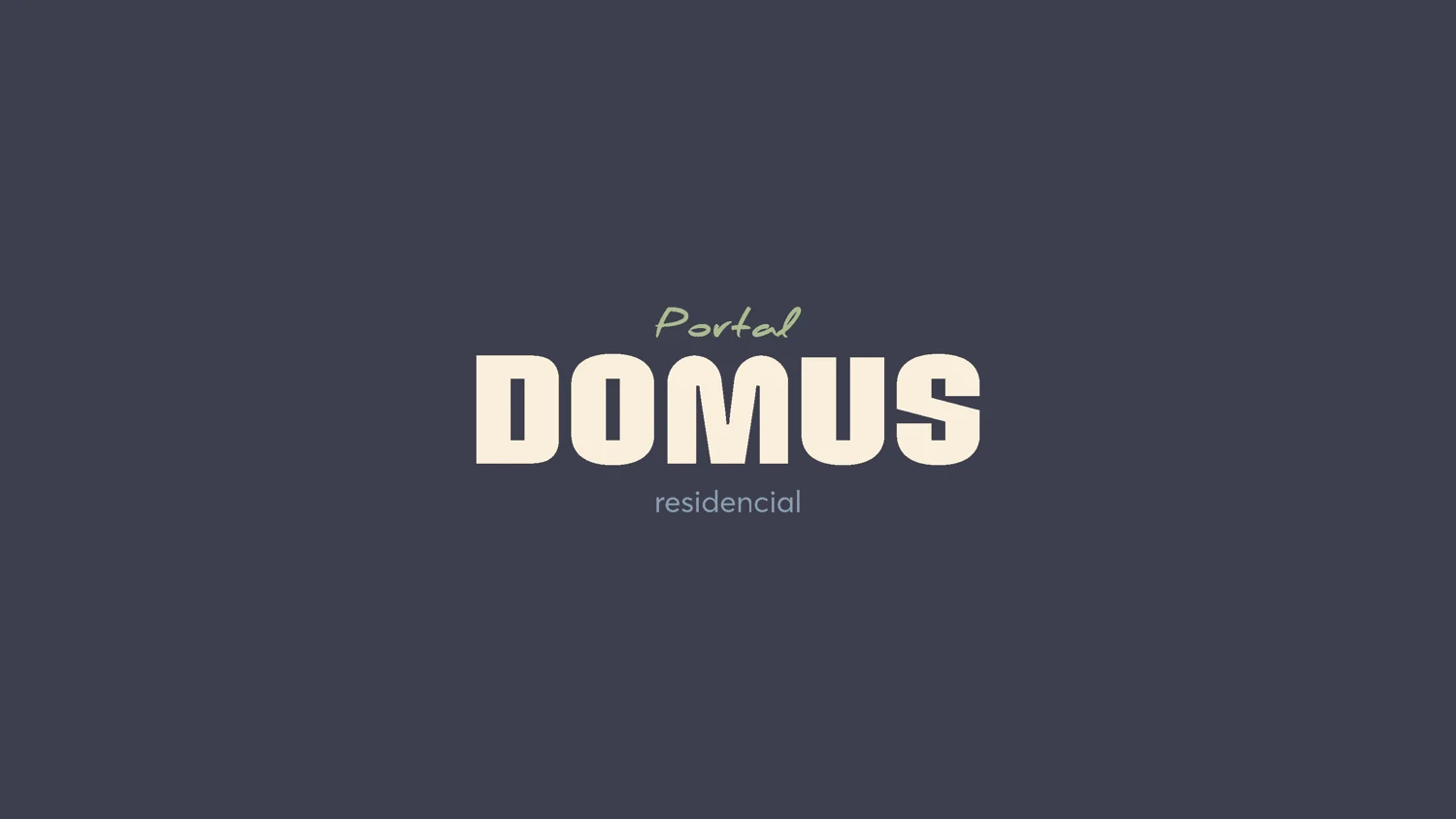 Capa da apresentação de Portal Domus